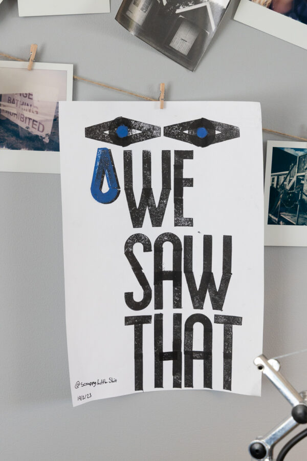 We Say that Print